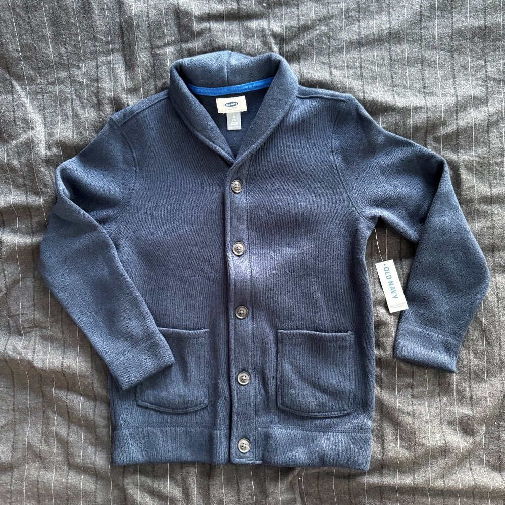 New With Tags Old Navy Shawl Collar Sweater / Sweatshirt Size Medium